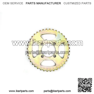 40T 40mm #35 Plated Four Side Hollow Out Sprocket