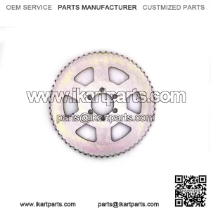 59T 38mm #35 Plated Hexagonal Cutout Sprocket