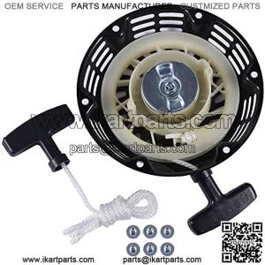 Pull-Start-Recoil-Starter Cover fit for Harbor Freight-Predator Rato 212cc 6.5HP 7HP OHV Engine Go Kart Pit Bike Generator Lawnmower