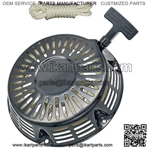 GX390 Recoil Pull Starter w/Pull Cord for 11hp 13hp Honda and Clones GX340 GX610 GX620 420cc 439cc 459cc Black 28400-ZE3-W01ZA