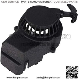 Recoil Pull Starter, Black Rustproof Easy Installation Pull Starter Stable Strong for 2 Stroke Engine 49cc Pocket Bike Mini ATV Dirt Bike