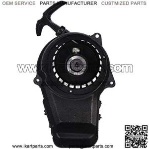 Pull Starter, Recoil Pull Starter Black Strong Professional Simple Installation Stable for 2 Stroke Engine 49cc Pocket Bike Mini ATV Dirt Bike