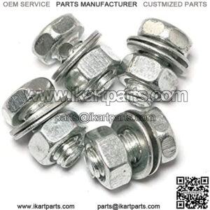 4 Set Universal Carbon Steel Wire Stop Swivel for Throttle Choke Cable Mini Bike