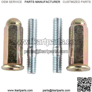 Muffler Nuts and Exhaust Bolts for GY6 50 cc 70cc 90 cc 110cc 125 cc 150cc Scooters ATVs Go Karts Moped ATV