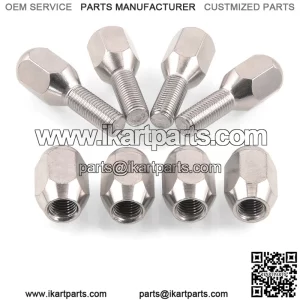 Four-wheeled ATV250 ATV kart aluminum wheel screw 10X1.25 bolt 10 inch 12 inch 14 inch tire