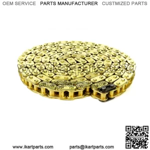 UK 8mm T8F Gold,Steel Mini Moto Bike DRIVE CHAIN Split Break Link 1m 2m 3m 4m 5m