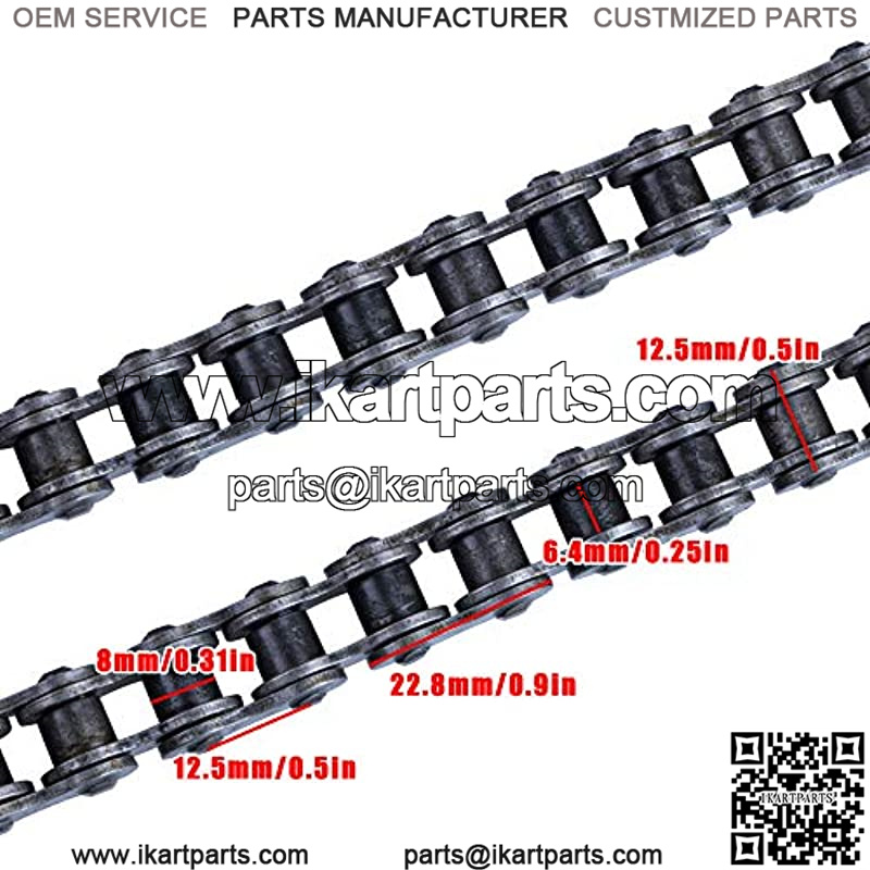 thumbnail image 2 of 420 Chain For Mini Bike 420 Chain 132 Links With Connectors - Fits 50cc-125cc ATVs & Dirt Bikes (Gold) Dirt Bike 125cc 2 of 13