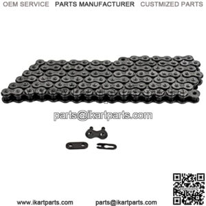 420 Motorcycle Chain 120-Link with 1 Master Link Perfect for Go Kart Mini Bikes