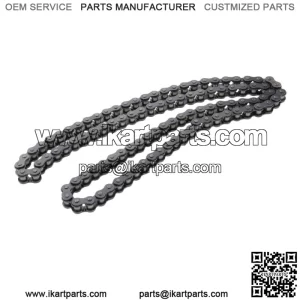 Cadena de motocicleta 420 50-110Cc 96L 102L 104L 106L piezas de repuesto cadena de transmisi??n de Cadena de motocicleta