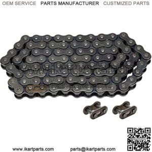 Rear Drive Chain 420 90 Link with Two Extra Connecting Master Link for Baja Motorsports MB165 and MB20 Baja Heat Warrior CT200U CT200U-EX BT200X 196cc 6.5Hp Mini Bike Motorcycle