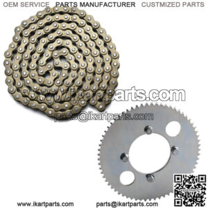 25H Chain 136L+ 65T 54mm Rear Sprocket For 47cc 49c Mini ATV Pocket Bike Quad