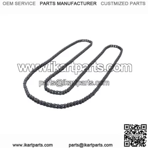 420 Open Loop Chain for ATVs, Dirt Bikes, Go-Karts, & Mini Bikes - 9 ft. with Master Link