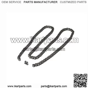 420 Open Loop Chain for ATVs, Dirt Bikes, Go-Karts, & Mini Bikes - 5 ft. with Master Link