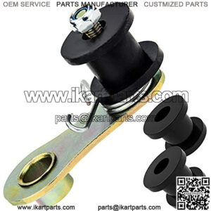 Chain Tensioner, Mellbree Heavy Duty Chain Roller Tensioner with Spring and Three Rollers Compatible with 110cc 125cc 140cc Dirt Pit Mini Bike, ATV and Motorcycle (Three Replacement Wheels)