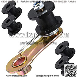 Chain Tensioner,Heavy Duty Chain Roller Tensioner with Spring and 4 Rollers Compatible with 110cc 125cc 140cc Dirt Pit Mini Bike, ATV and Motorcycle (4 Replacement Wheels)