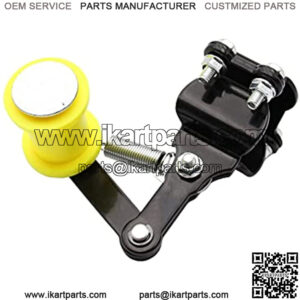 Chain Tensioner Guide Assembly Universal ATV Mini Bike Dirt Bike Go Kart (Yellow)