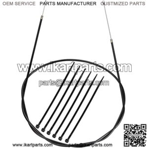 60" UNIVERSAL THROTTLE CABLE Compatible with Go Kart Cart Go-Cart Minibike Mini Bike ATV Cycle