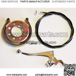 New Mini Bike Brake Kit With Band, Drum, Cable Set And Professional Lever.