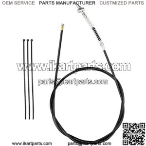 172cm 67.72 inch Rear Drum Brake Cable and tie for 6.5 Hp 196cc Hensim Yerf-Dog Heat Warrior Mini Bike MB165 MB200 Motorsports
