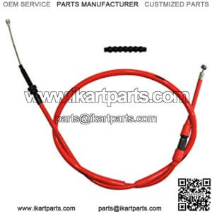 Replacement Clutch Cable with Adjuster Dirt Bike Clutch Cable Motorcycle Clutch Cable 110 For NC engine 110CC 125CC 200CC 250CC Mini Bike Pit Bike MotorCross (red)