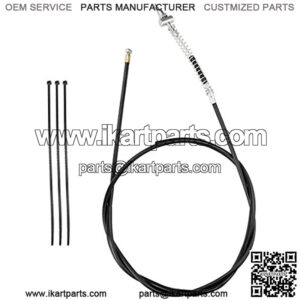 172cm 67 inch Rear Drum Brake Cable Line for 196cc 6.5 Hp Baja Heat Warrior Hensim Massimo MB165 MB200 Trail CT200U CT200U-EX BT200X Yerf-Dog Mini Bike Motorsports ATV Scooter Dirt Bike