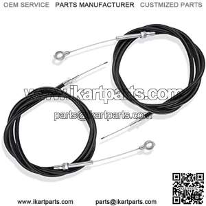 Throttle Cable 8252-1390 Universal Casing 63" Long Inner Wire 71" inch Long for Manco 8252-1390 ASW Go Kart Go Cart Gas Scoote 2Pcs