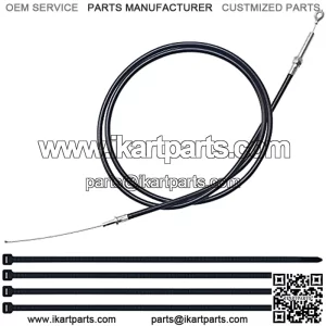 Throttle Cable, Socoman 71 inches Long Clutch Cable 63" Outer Casing for Manco 8252-1390 ASW Go Kart Go Cart