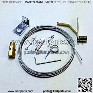 flathead Go cart Kart Racing THROTTLE Linkage KIT with CABLE for Briggs & Stratton Raptor