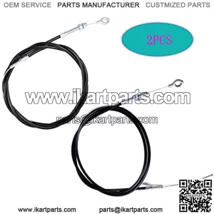 Universal Throttle Cable for Manco Go Kart 8252-1390 Go Cart, 63" Long Inner Wire 71" inch Long, Throttle Cable for Go Kart(2 throttle cable) by NAKAO