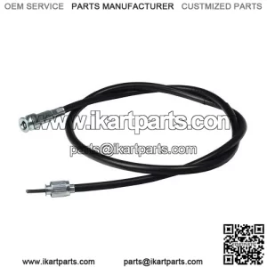 40" Speedometer Cable with Metal Snap-In End for Scooters & Go-Karts