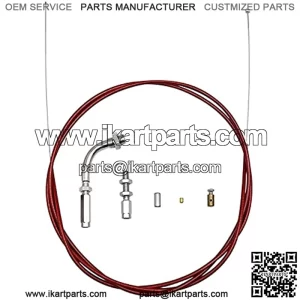 Cable del Acelerador de la Motocicleta Longitud de la Longitud de 190 cm para Honda Yamaha Kawasaki Minimoto Pocket Suck Pit Bike Kart Buggy ATV Quad Racing Pr??cticas Piezas de Motocicleta