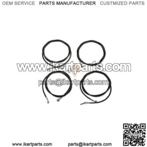 LA Choppers Blk Mini Cable Kit for '17 - '19 FL LA-8054KT-08B