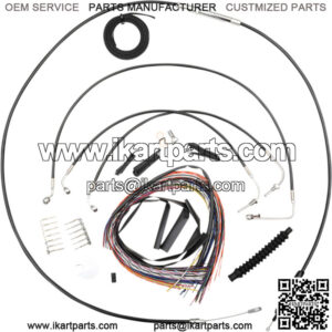 LA Choppers "DD" Cable Kit LA-8154KT2-08B