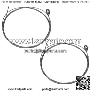 8251 8252 8173 Two 98" Throttle Cable Inner Wire Fits Manco Go Kart