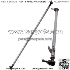 2x Front Steering Drag Link & Track Tie Rod Bar for Land Rover Discovery 99-04