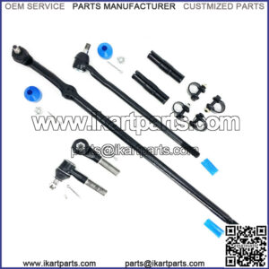 6PCS Tie Rods Drag Links Sleeves Suspension Kit For Ford Bronco F150 F250 F350