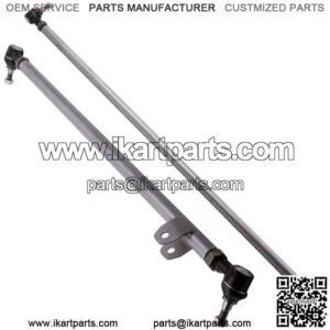 2Pcs Steering Drag Link & Track Tie Rod Bar for Land Rover Discovery 1999-2004