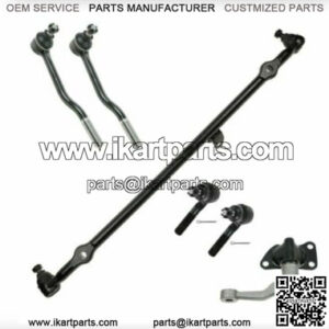 TRQ Tie Rod End Center Drag Link Idler Arm Steering Kit Set 6pc for D21 2WD