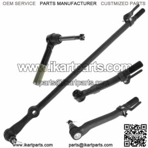 4 Piece Kit Tie Rod End Steering Drag Link LH RH Set for Ford Super Duty 4WD New