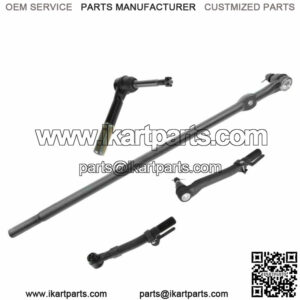 4 Piece Kit Tie Rod End Steering Drag Link LH RH Set for 08-10 Super Duty 4WD