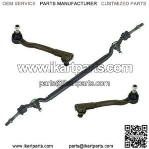 BMW E38 Tie Rod Kit 3 Pcs TRW Left Right Center Steering Drag Link Tierod