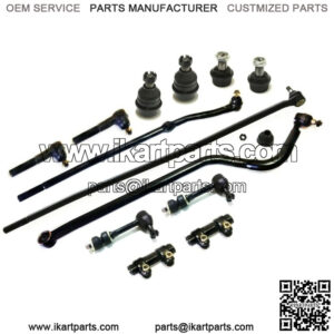 13 pc Front Suspension Tie Rod Track Bar Drag  Kit for Dodge Ram 1500 2500 4WD