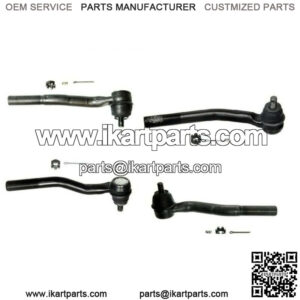 For Grand Cherokee 99-04 Inner & Outer Steering Tie Rod Ends Drag Link KIT Moog