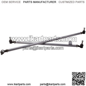 2Pcs Steering Drag Link w/Track Tie Rod Bar for Land Rover Discovery 1999-2004