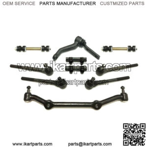 10 Pc Idler Arm Drag Link Tie Rods Sway Bar Tie Rods Kit for Chevrolet GMC Isuzu