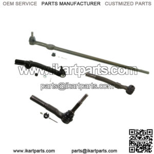 Steering Kit Drag Link Left Right Tie Rods For 4WD Ford F-350 Super Duty 05-07