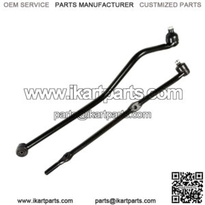 2 Pc Suspension Track Bar Tie Rod Drag Link for Jeep Wrangler 97-06 All Models