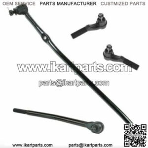 TRQ Steering Inner & Outer Tie Rod End Drag Link LH RH Set of 4 for Ford Van