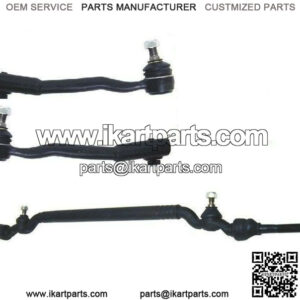 For BMW 740I 740IL 750IL Front Center Drag Link LFT RT Tie Rod Ball Joint Kit