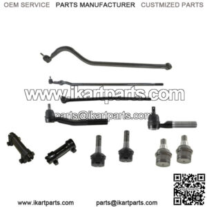 Suspension & Steering Kit Track Bar Drag Link Inner Outer Tie Rods Ball Joints